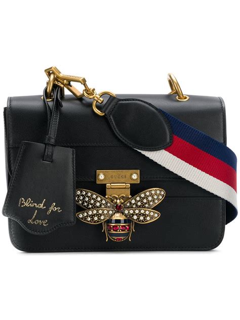 gucci bee bag black|gucci shoulder bag beige.